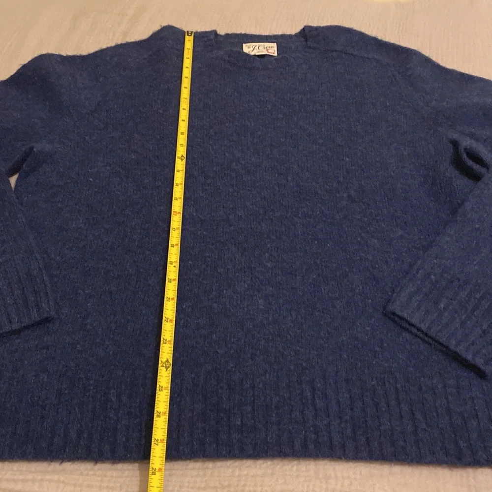 J. Crew Wool Men's Navy Crewneck Sweater. Size XL Style BI848